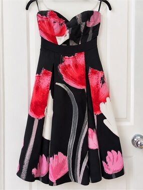 Rachel Roy Tulip Print Midi Dress Size 2